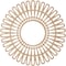 Ekena Millwork Cornelius Wood Fretwork Pierced Ceiling Medallion, Alder, 18"OD x 6 3/4"ID x 1/4"T CMWP18X0250CRAL - alternate 2
